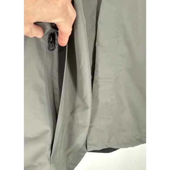 Dixxon Ground Up Hooded Tech Jacket Size L Tall Gray Black New - Picture 3 of 11